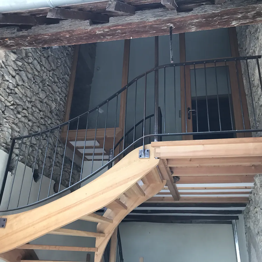 Garde-corps métal pour une mezzanine