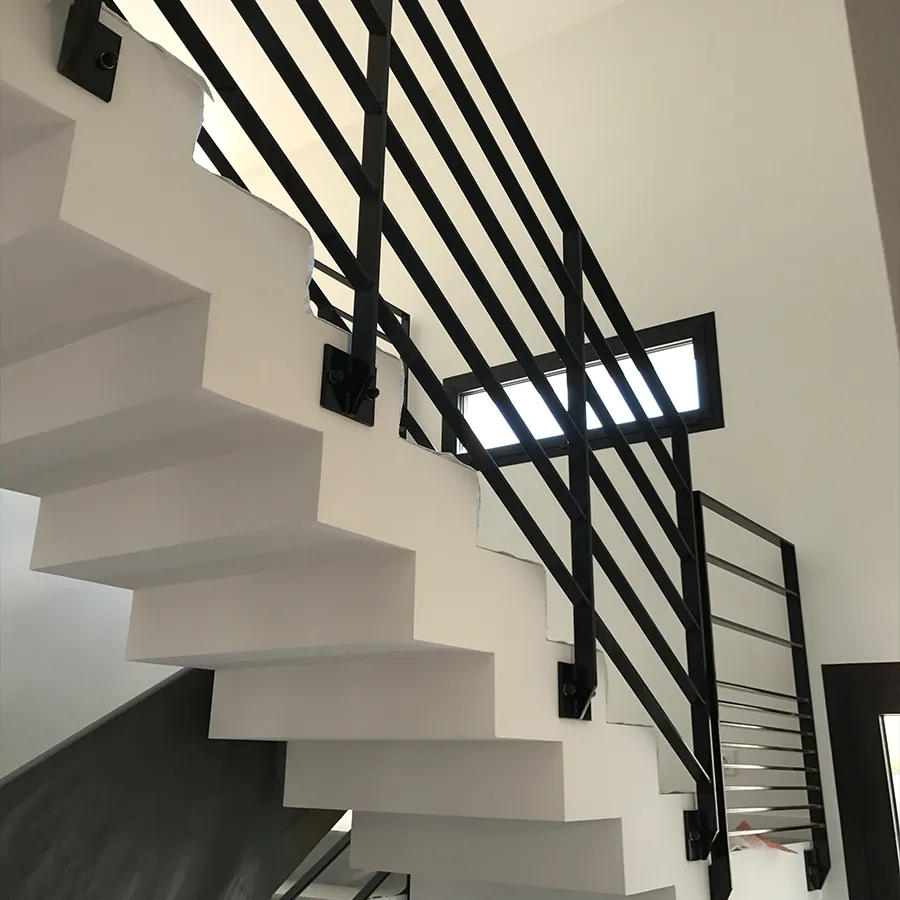 Garde-corps métal intérieur pour une maison individuelle
